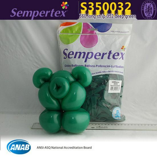 Sempertex 360 Colombia Magic Balloons - Mixed Colors, Thickened, Long Strip, Multi-Color.