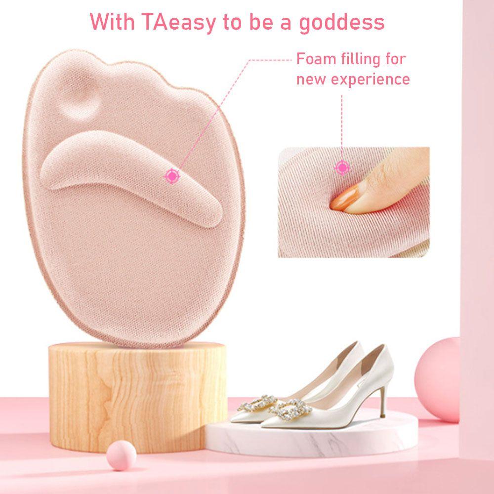 1 Pair Pain Relief Foot Protection Soft High Heel Shoes Pads Sponge Forefoot Insoles
