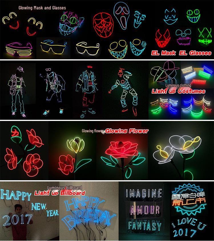 LED laserové rukavice a brýle pro pódiová vystoupení