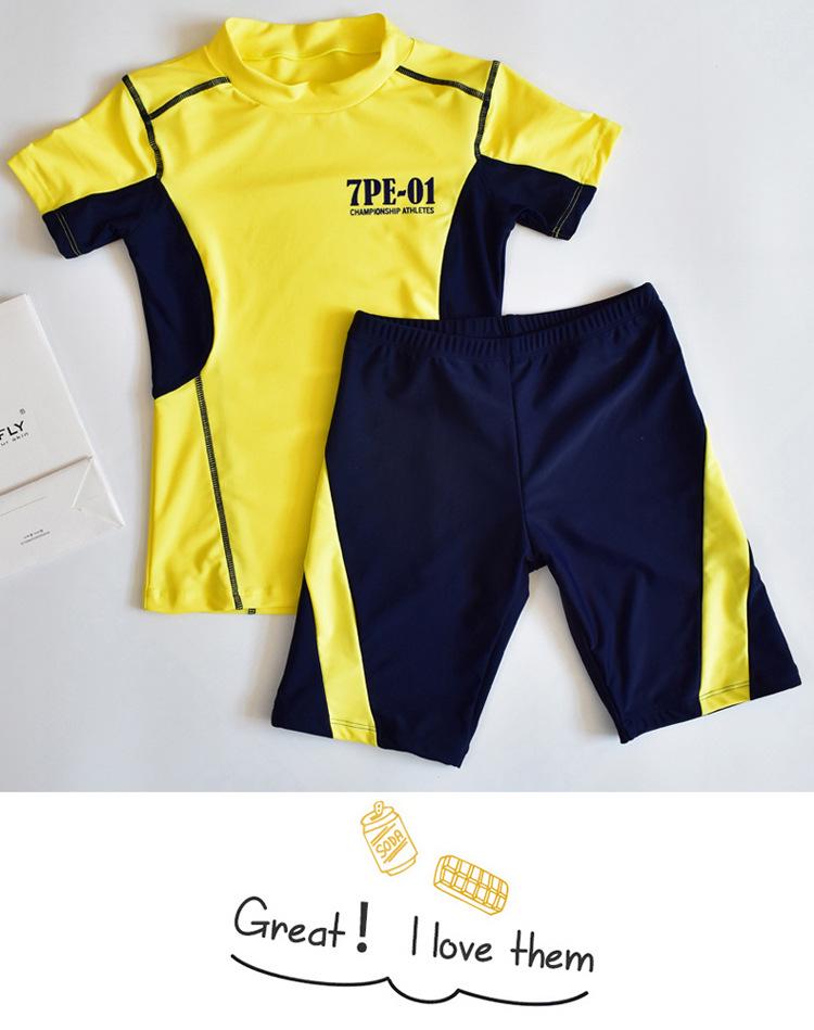 2020 Jungen Übergröße Zweiteiliger Badeanzug: Beliebtes europäisches & amerikanisches Design, Einteilig