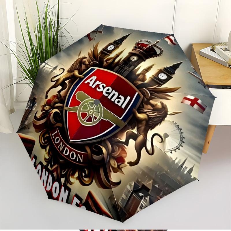 football team.C Print Automatic Open Close Umbrella, Portable Foldable Umbrella, for Outdoor Commute Camping Trip, Ideal Birthday Gift