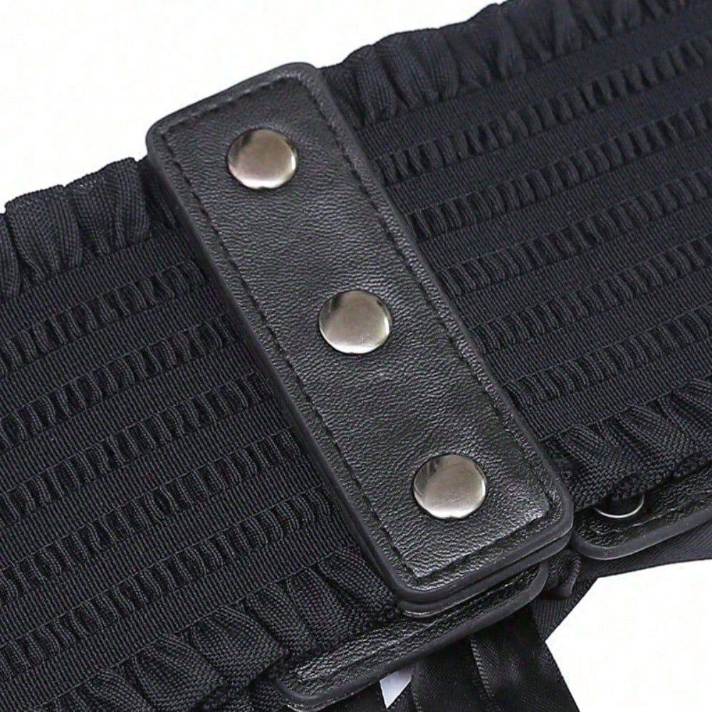 Women's Tassel Bow Strap Belt Super Wide Waist Seal Fashion Skirt Strap Decorative Waist Seal Women