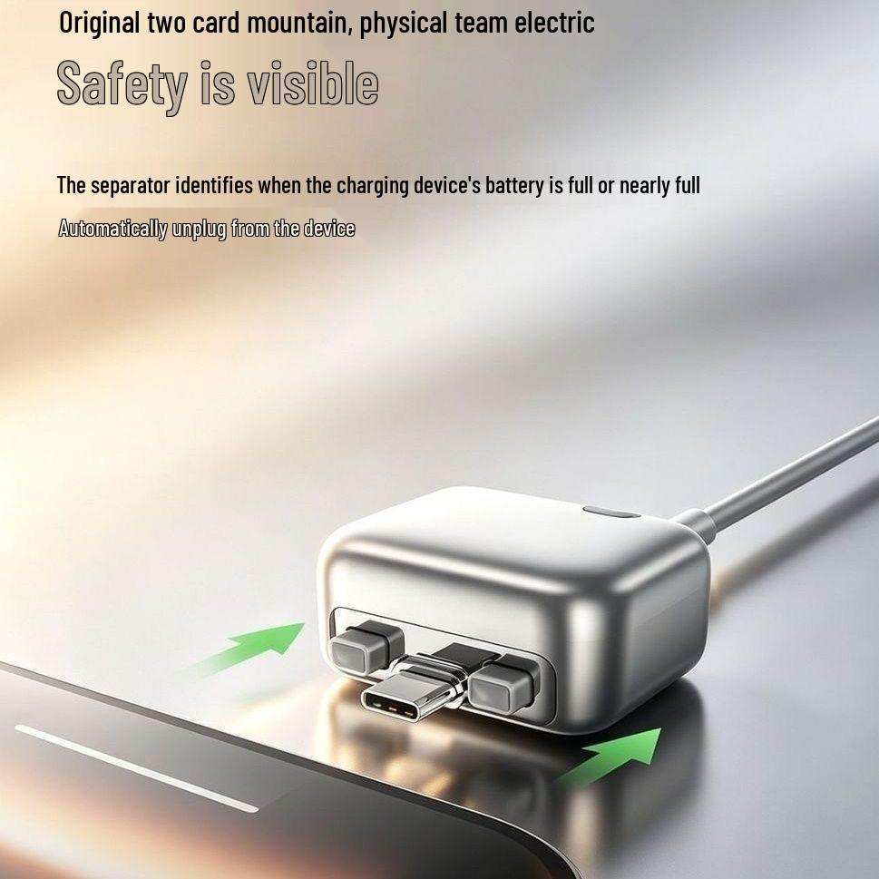 140W Fast Charge Type-C with AI Auto Power Off for Apple & Android