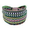 Bohemian Women's Stretchy Wide-Brim Headscarf for Yoga, African Print Headband