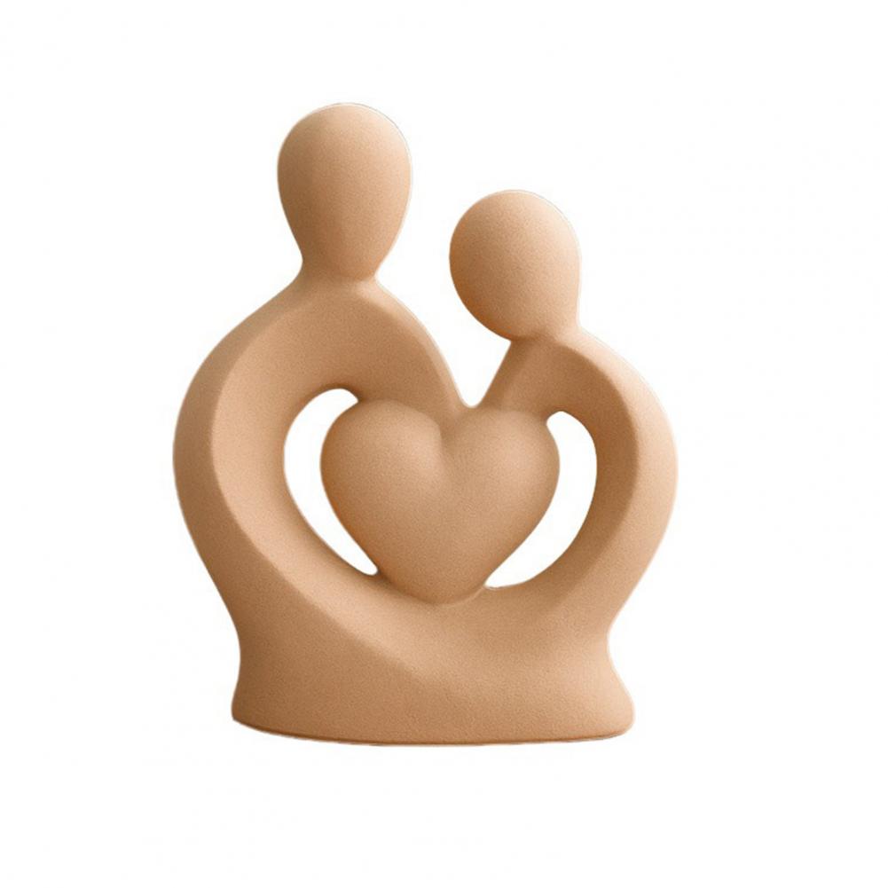 Couple Sculpture Couple Ornament Ceramic Couple Statue Hugging Figurine Lover Sculpture Wedding Anniversary Decor Valentines Day