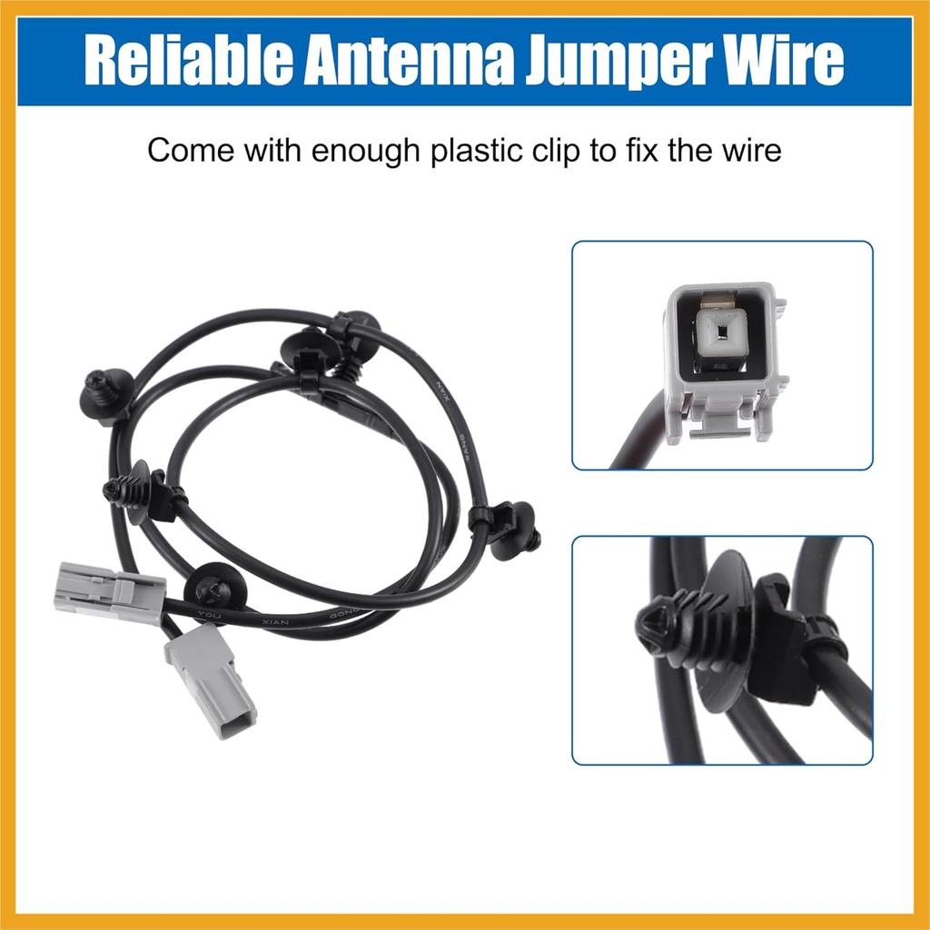 Car Auto Remote Start System Kit Fit for Ford F150 Edge with 2 Remote Key Fob and Antenna Jumper Wire - Pack of 3 Black Durable Material Replacement