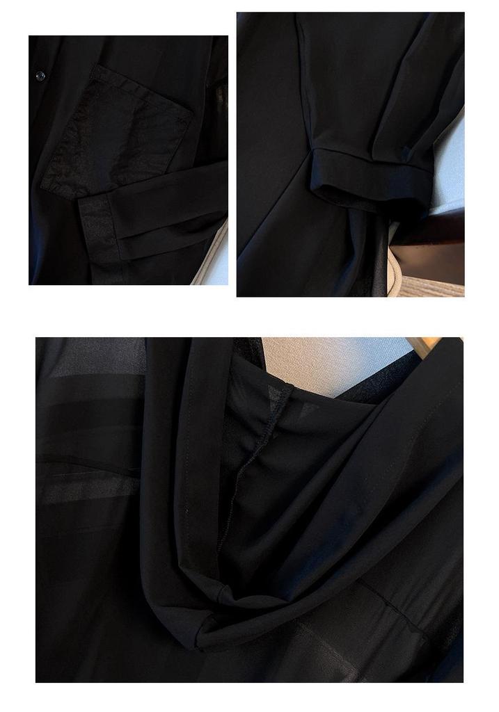Sheer Plus Size 240 Jin Batwing Hoodie - Slimming & Versatile Summer Cover-Up