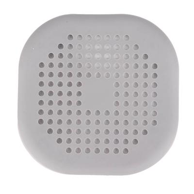 Household Plastic Sewer Filter Shower Drain Floor Drain Waste Drainer Bathroom Kitchen (Grey)