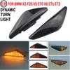 2x Sequential Flashing LED Turn Signal Side Marker Lights For BMW X3 F25 X5 E70 X6 E71 E72 Blinker Lamps 63137171007/8