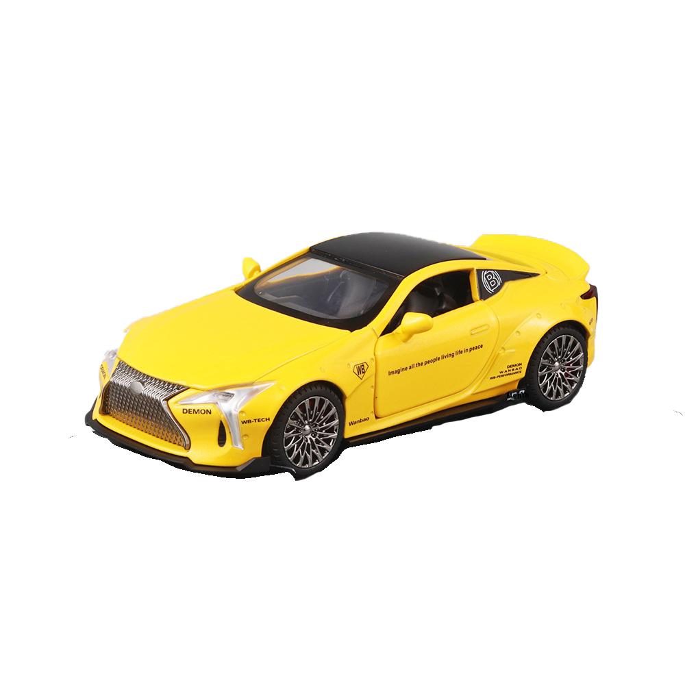 1/32 Scale LEXUS LC500 Alloy Sport Car Diecast Metal Model Simulation Sound and Light Toy Collect Display Children Birthday Toys Gift
