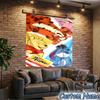 Custom Name Tapestry Cartoon Pooh Tapestry, Unique Design Tapestry, Suitable for Bedroom,Livingroom, Playroom,Heartwarming Fan Holiday Gifts