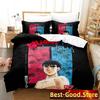 Fighting Spirit Hajime No Ipo Anime Beding Set Print With Pilowcase Bed Soft Duvet Cover Soft Single Double Quen Super King-Sized Dimensionsd