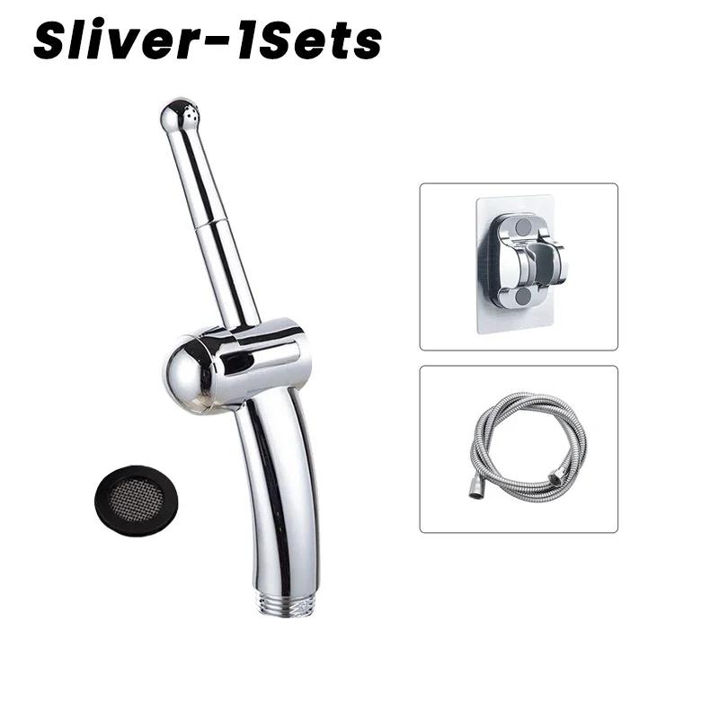 ABS Bidet Shower Spray Clean Body Woman Washer Spray Gun Head Toilet Anal Implement Shower Bathroom Accessories Green