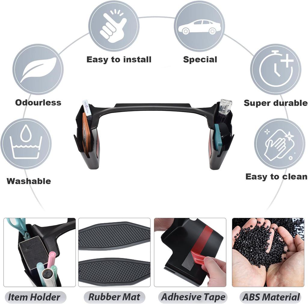 Gear Shift Hanging Storage Box for 2010-2025 Toyota 4Runner Center Console Organizer Gear Shift Side Interior Storage Box Tray