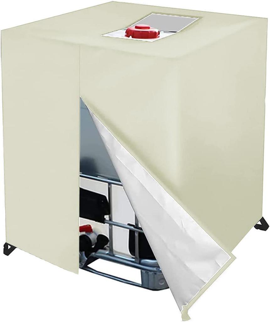 IBC Tank Protective Cover - 420D Oxford Cloth, 1000L, Sun & Dust Protection for Water Barrels
