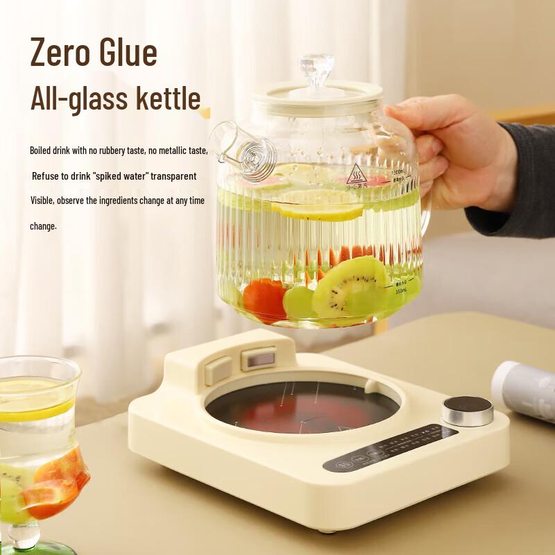 Gome Electric Ceramic Stove Set with Glass Health Pot