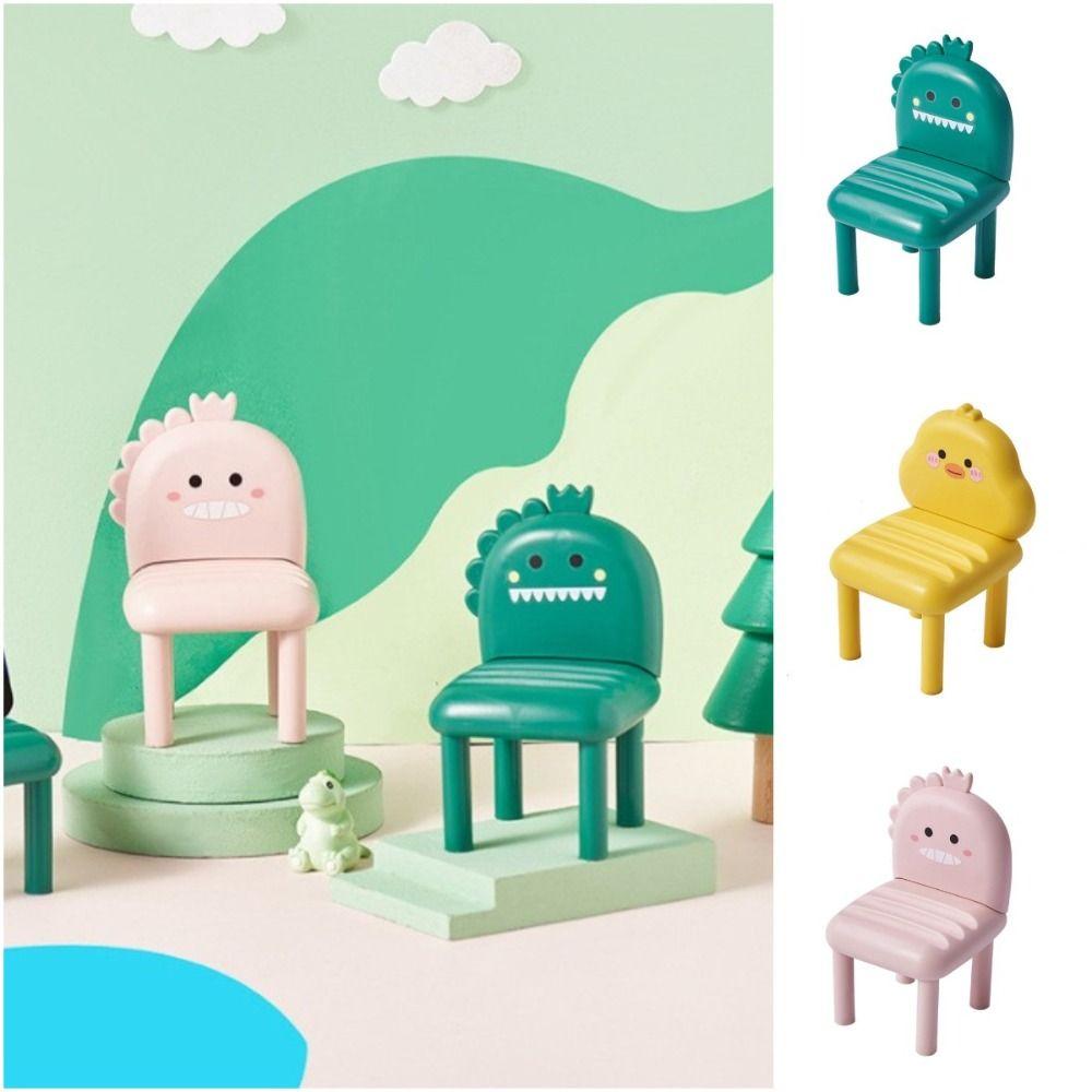 

Plastic Creative Phone Holder Chair Shape Cell Phone Bracket Mobile Phone Stand Home Ornaments жёлтый