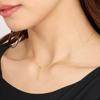 Lala Christie 18K Gold Bar Necklace with 18K Gold Design Women's (lp51-0024-yg)