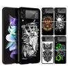 Motorcycle Gear Phone Case For Samsung Galaxy Z Flip 7 6 5 4 3 5G Cover ZFlip7 ZFlip6 ZFlip4 ZFlip5 ZFlip3 Coque Fundas Galaxy Z