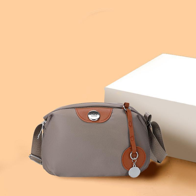 

Модная женская сумка из ткани Оксфорд, новинка лета 2024 года, универсальная повседневная сумка-тоут для работы с большой вместимостью серый