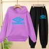 Kinderkleidung Buchstabe Marke Aufdruck Hoodie Pullover 3-12 Jahre Jacke Sweatshirt+Hose 2-teiliges Set Jungen Mädchen Freizeit Sport Jogginganzug