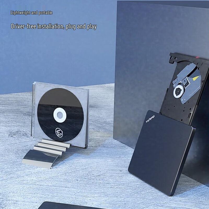 Lenovo External DVD Burner - 24x High-Speed USB-C & USB Dual Interface