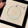 Elegant Mint Green Zirconia Stackable Bracelet for Women – Versatile, Simple, Exquisite Hand Jewelry