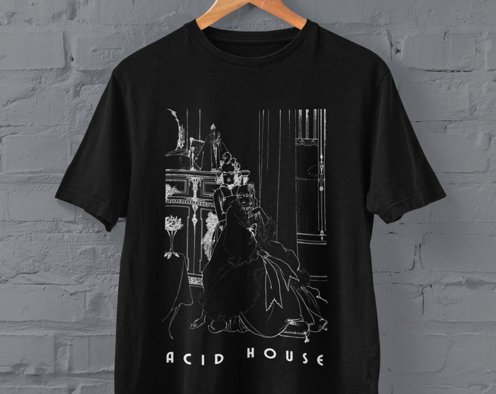 Acid House T Shirt, Techno Shirt, Gift For DJ, Music Lover Gift, Clubbing Shirt, 90s Rave Shirt, Dance Music Fan Gift, Funny Techno Shirt M