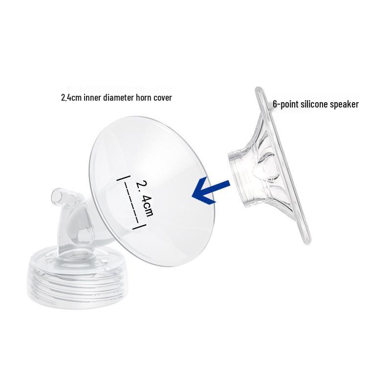 Accessoires de tire-lait en silicone: Coussinets d'allaitement en silicone liquide et Couvercle à pétales de massage