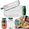 Leakproof Breakfast Fruit Salad Storage Box Reusable Plastic Crisper Container with Fresh Keeping Interval Salad Pods Jars
