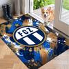 Weicher Boden Teppich FC Zürich Muster Teppichboden Dekorative Matte für Heimzimmer Dekoration
