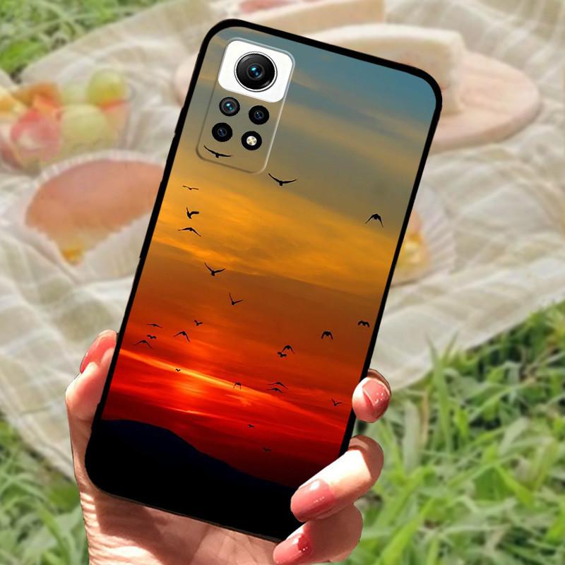 For Redmi Note 12 Pro 4G Case Silicone Soft Marble Black Bumper Funda Coque For Xiaomi Redmi Note 12 Pro Protective Phone Cover