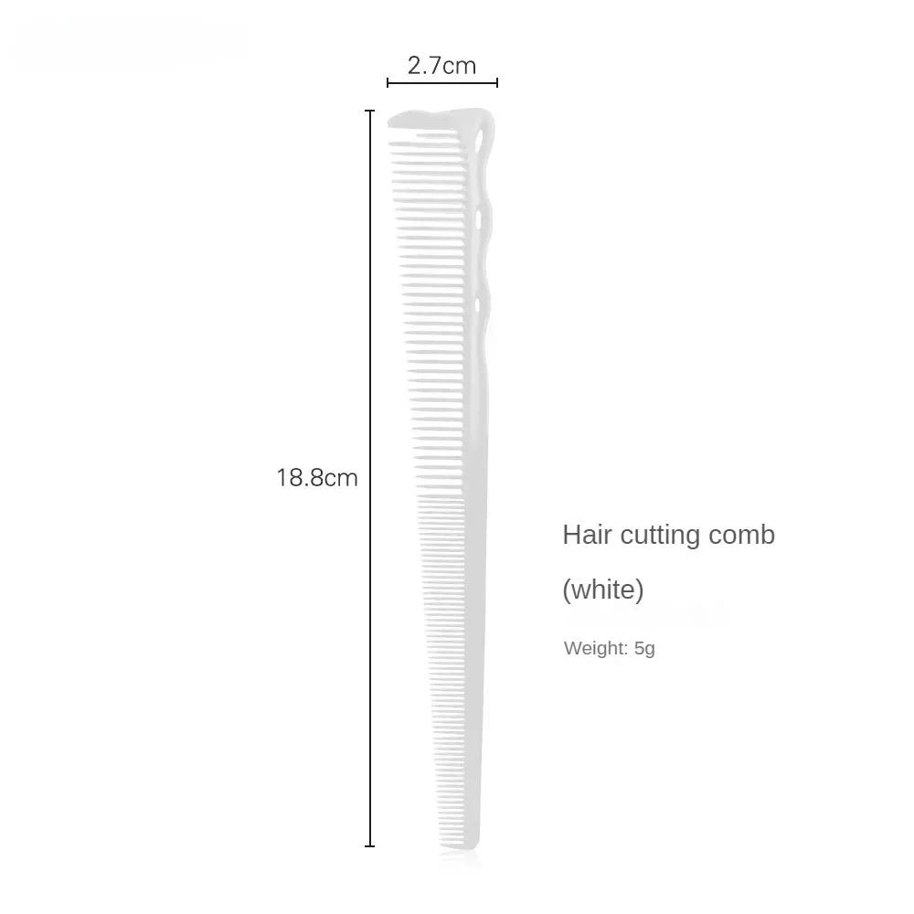 Pente de corte de cabelo Barbearia Cabeleireiro Pentes de corte de cabelo profissional Costeletas Escova de cabelo Salão de cabeleireiro Ferramentas de estilo Escova de cabelo