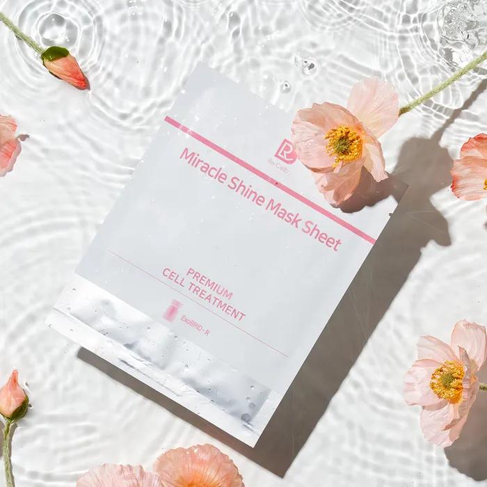 Miracle Shine Face Neck Moisturizing Barrier Gentle Mask Pack Silk Sheet (8ea)