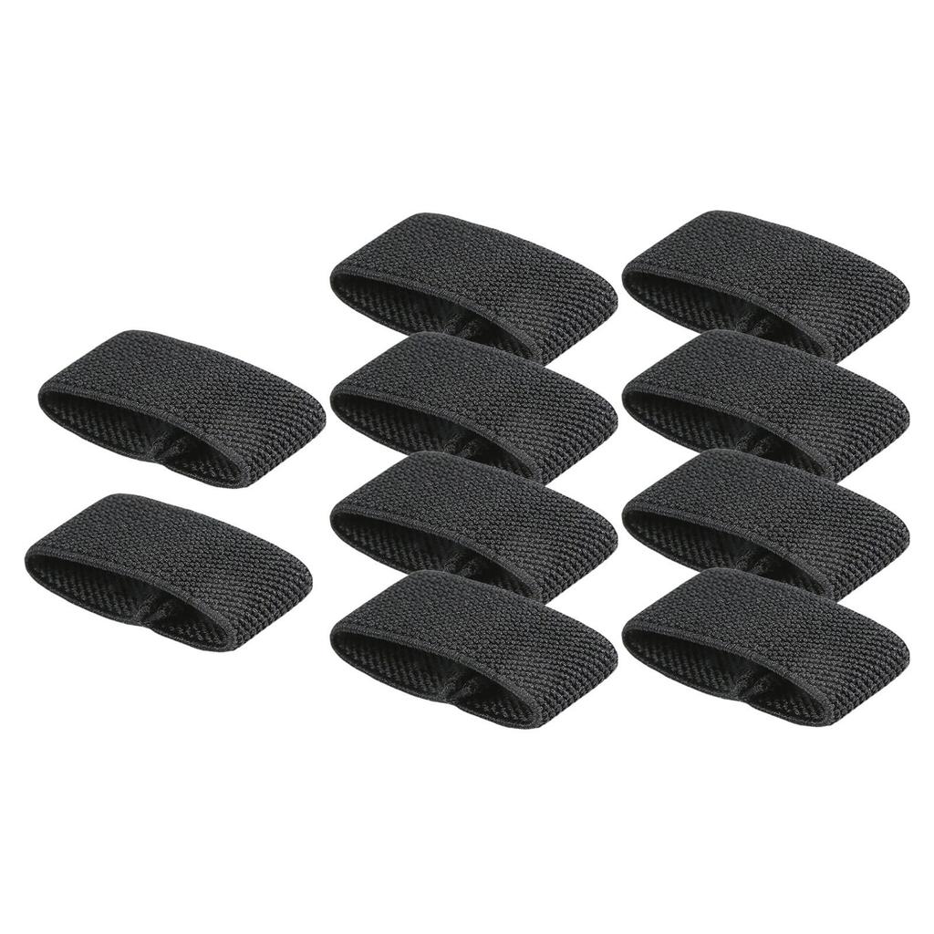 10Pcs Elastic Belt Keepers Accessories for 1.5" Wide Belts/Straps Strap Retainer Band Webbing Loop Backpacking Strap Keepers