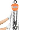 Hand Chain Hoist, 3 Ton Capacity, Manual Chain Block with Upgrade G80 Galvanized Chain, 6 m Lifting Height, Heavy Duty Pulley Hoist for Garage