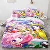 Kawaii Girl Anime Sexy Girl Bedding Set 3D Printed Suitable for Bedroom Duvet Cover Set With Pillowcases Kids Home Textile