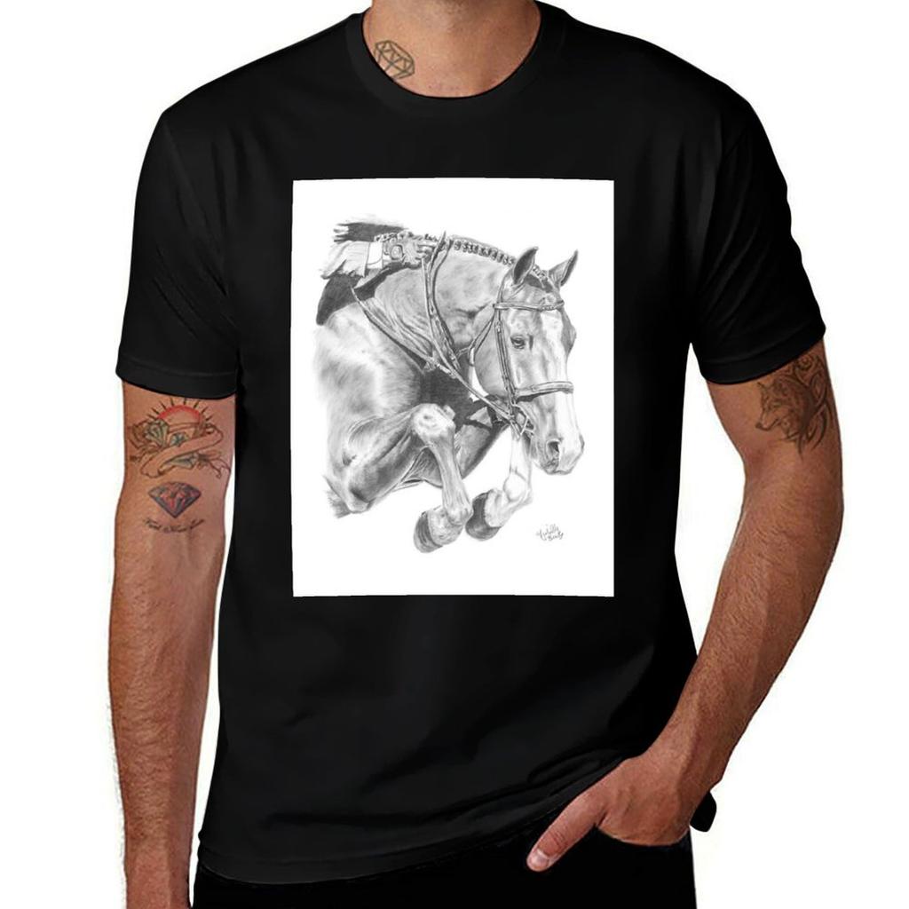 Showjumper TShirt Big and Tall Solid Color TShirt