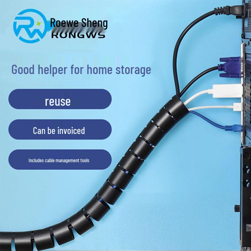 Cable Management Organizer Sleeve 10m