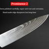 1PC,Chef's Knife Japanese Knife Sashimi Slicing Knife Chef's Multi-purpose Knife Cooking Knife Damascus Laser Pattern Kitchen Knife