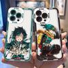 My Hero Academia Midoriya Izuku Cover Clear Phone Case For iPhone Apple 16E 16 15 14 12 13 11 Pro 8 7 SE Plus X XR XS Max Case