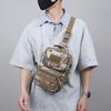 Men's Tactical Camouflage Shoulder Bag - Multi-Pocket Chest Pack Converts To Crossbody/Backpack (Durable Hiking Essential)