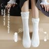 Women's Boneless Bubble Socks, Princess Wind Tube Socks, Spring and Autumn High Tube Versatile Pile Socks