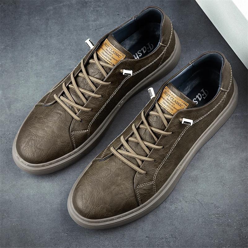 Italian Brand Black Genuine Leather Oxford Shoes UNISEX Casual Shoes Lace Up Flat Sneakers Luxury Shoes for Men Big Size: 36-47