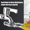 3-in-1-Werkzeug Wasserhahn Sprudler Schraubenschlüssel, Flaschenöffner und Zange, Küchenspüle Wasserhahn Belüfter & Filterentfernungsschlüssel Reparaturspanner