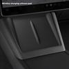 For Tesla New Model Y 2025 Launch Juniper ABS with Silicone Non-slip Mat Console & Armrest Storage Box Upper and Lower Watercup