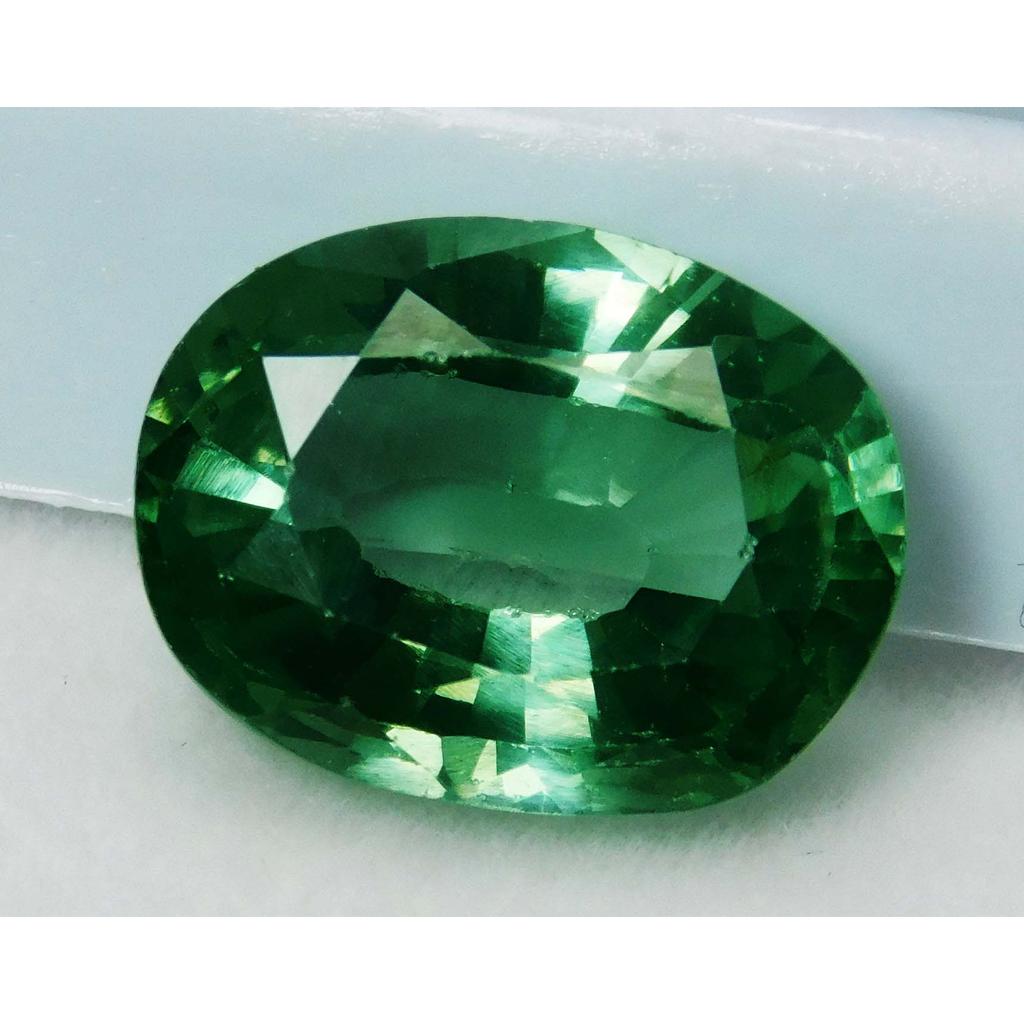 9.12 Ct Natural Montana Sapphire Oval Cut Loose Gemstone Green Color