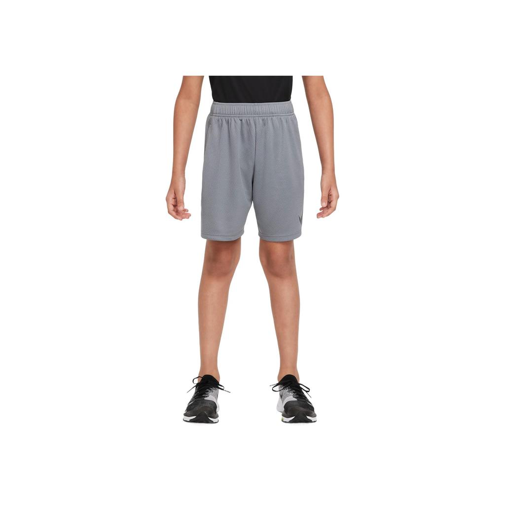 Nike Dri-FIT Comfortable Skin-Friendly Simple Solid Color Shorts Kids shorts Gray DM8537-084