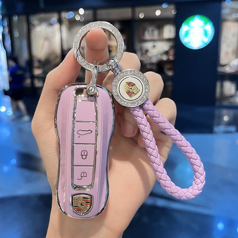 Porsche Key Shell Cover for Cayenne, Macan, Panamera, 718/911