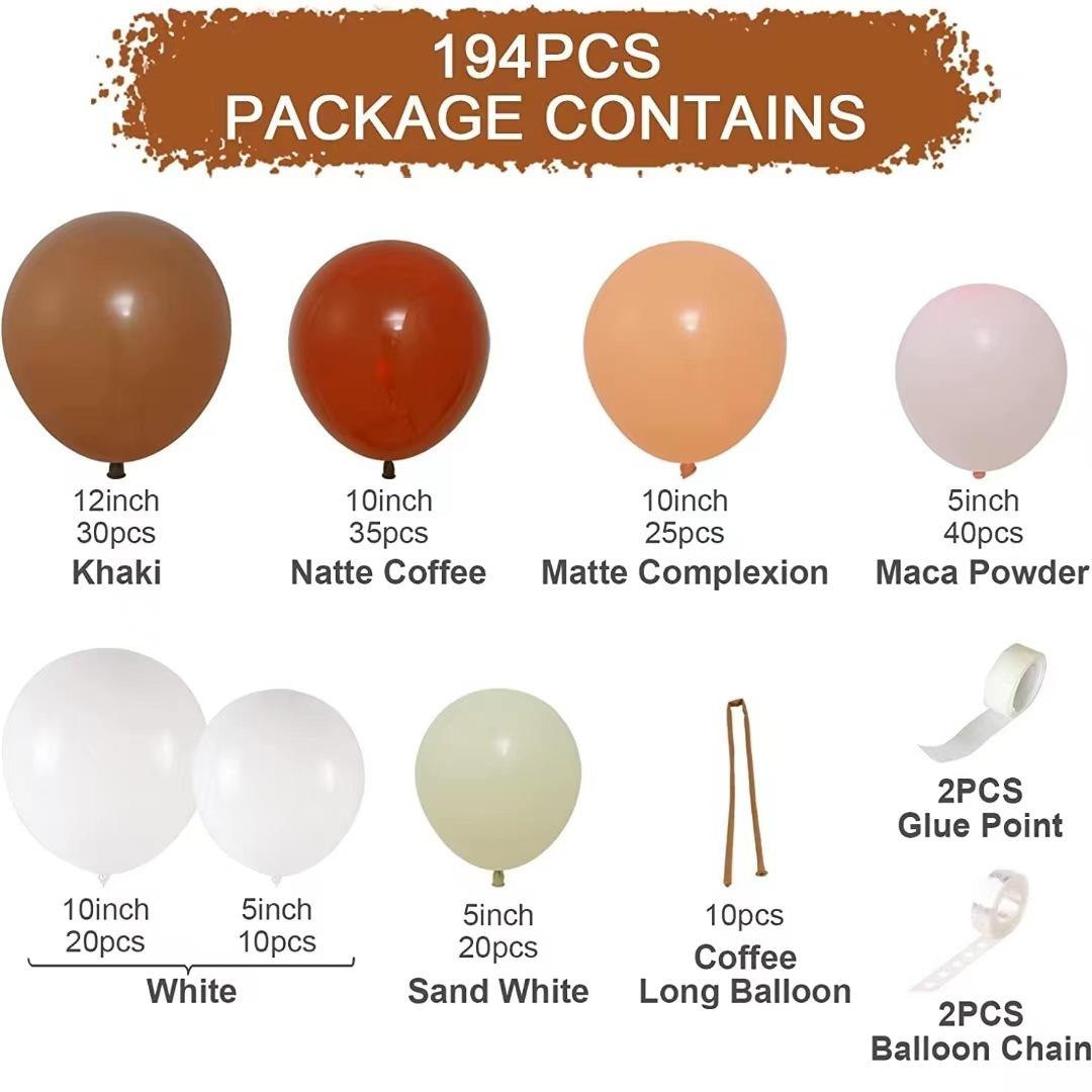 

Венец из 194 матовых ретро-шаров, свадебная вечеринка, день рождения, украшения для детской вечеринки Set as shown